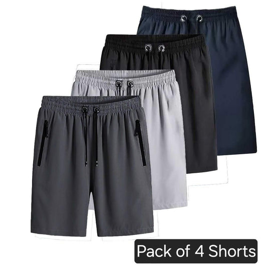 Men's Cotton Casual Cargo Shorts Pack of 3
